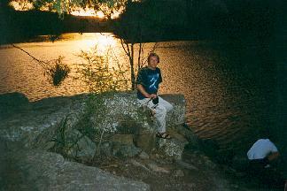 kangaroo sunset me