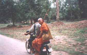 angor monk on bike