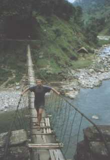 Bridge across the Kali Kandaki River
