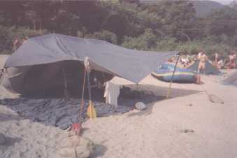 Camp Site on the Sun Koshi River