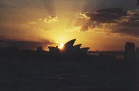 Sunset Sydney Harbour
